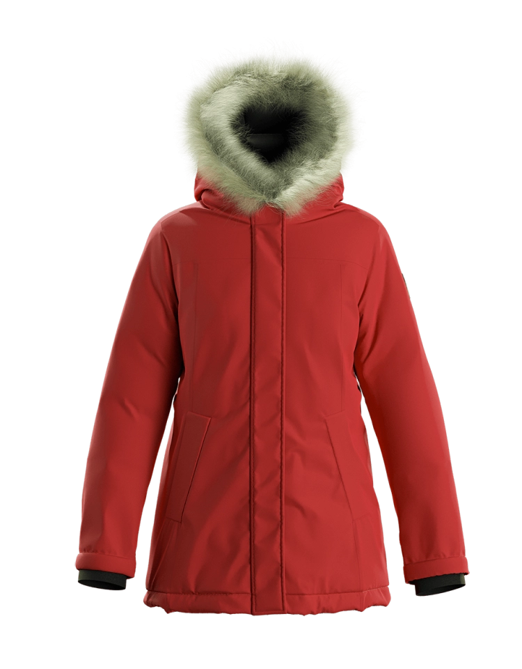 ANTARTICA Modello 26452/6 Parka Maud ROSSO DONNA
