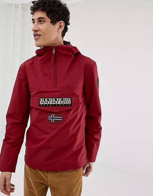 OUTLET - NAPAPIJRI Giacca uomo Rainforest Summer Pocket ROSSO