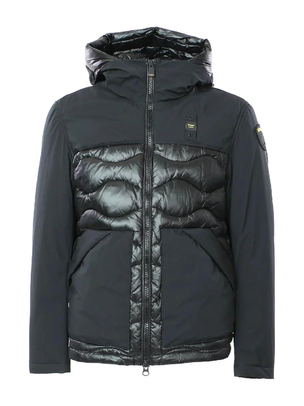 Blauer - Uomo - Giubbino nero - con cappuccio - AI23