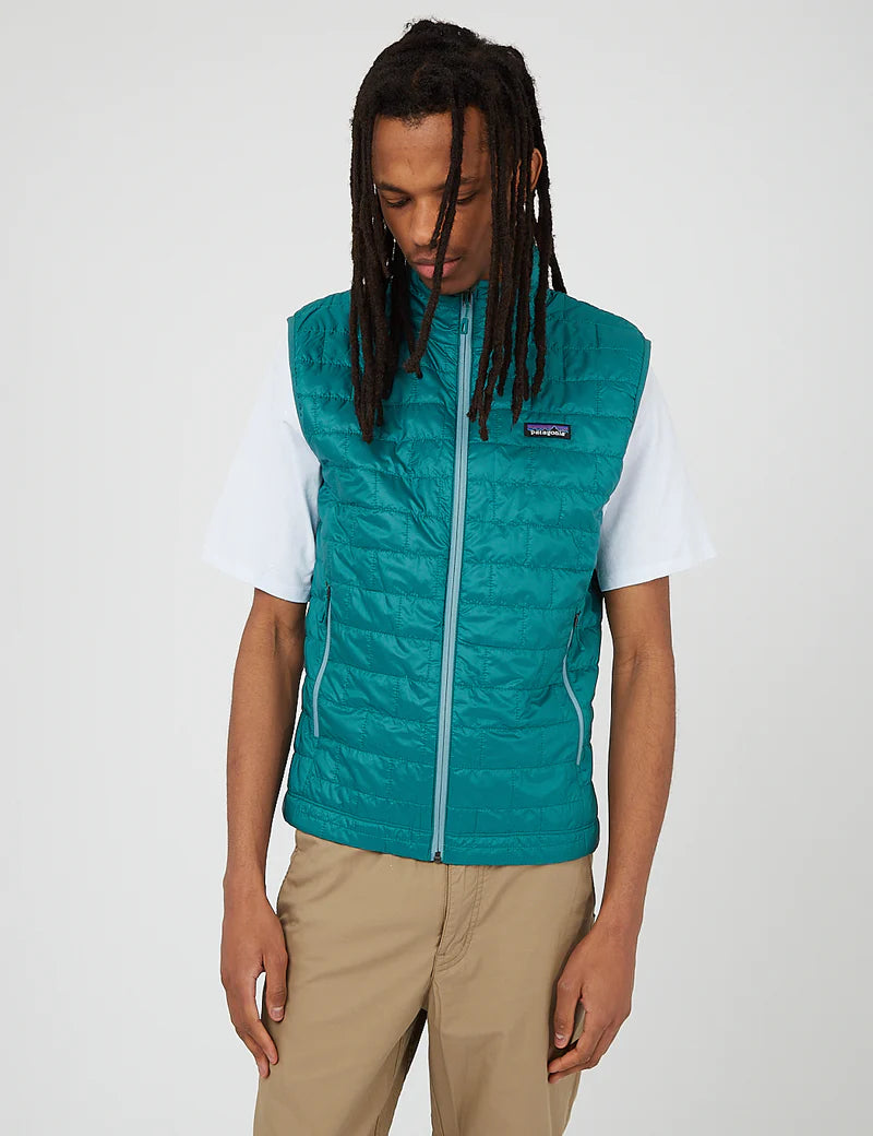 OUTLET - PATAGONIA M'S NANO PUFF VEST UOMO 84242 COLORE BRLG BOREALIS GREEN