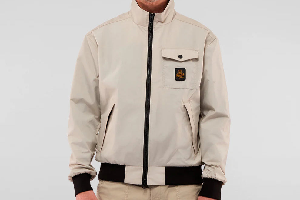 REFRIGIWEAR GIUBBINO UOMO BEIGE MOD. CAPTAIN JACKET/0081