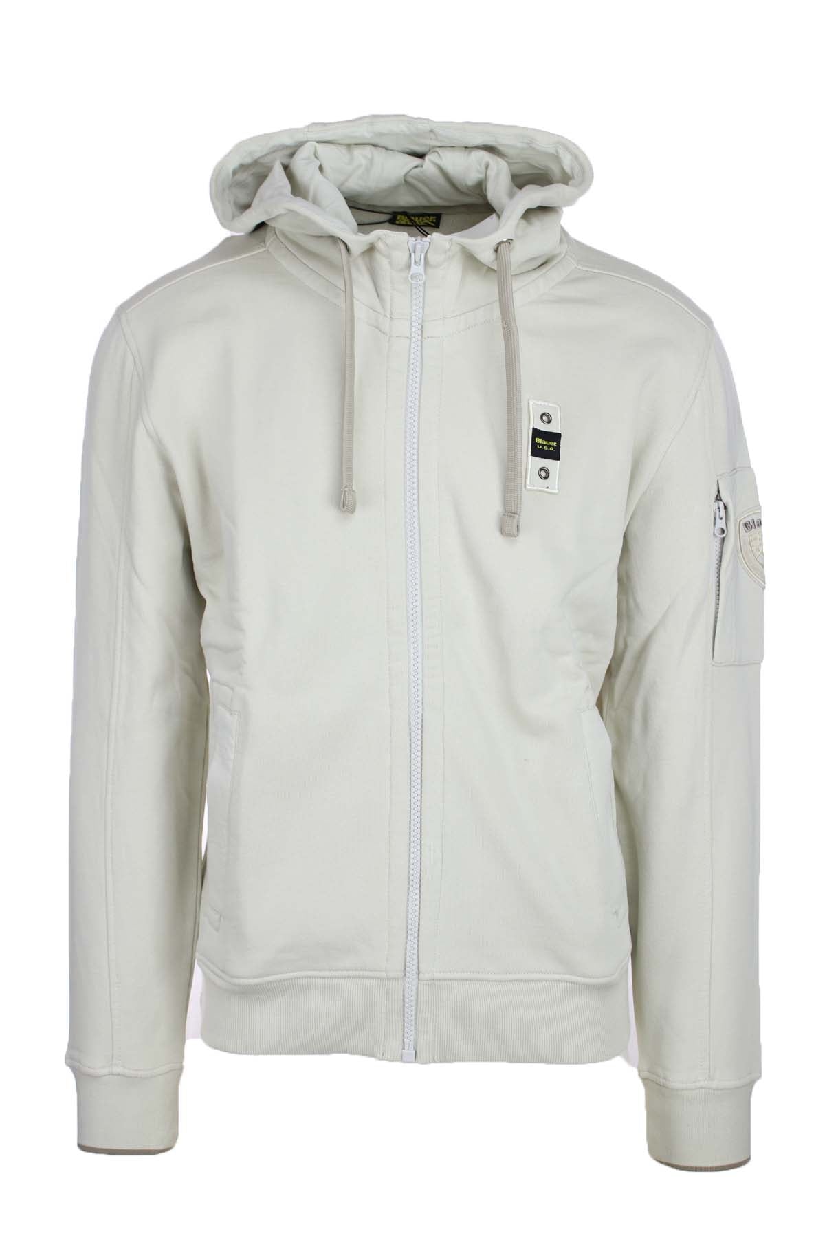 BLAUER FELPA MOD.BLUF02150/129 CARDINTON COLOR. PANNA