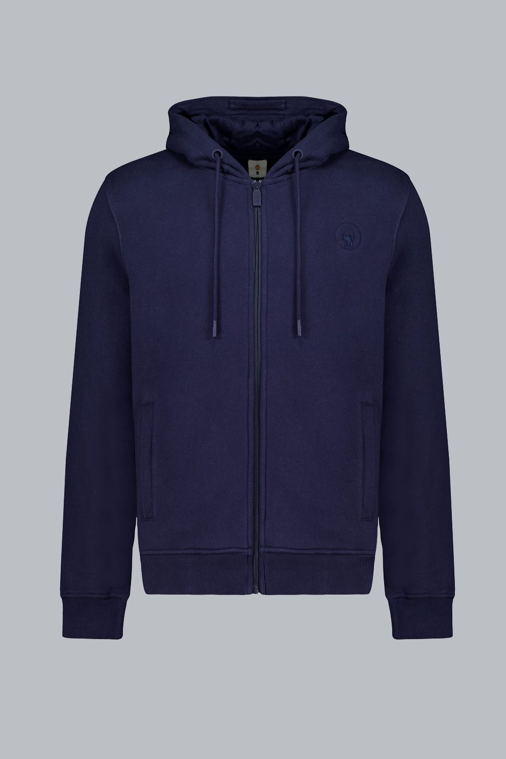 CIESSE FELPA APERTA CON CAPPUCCIO MOD.HAZY2.0/42A BLU