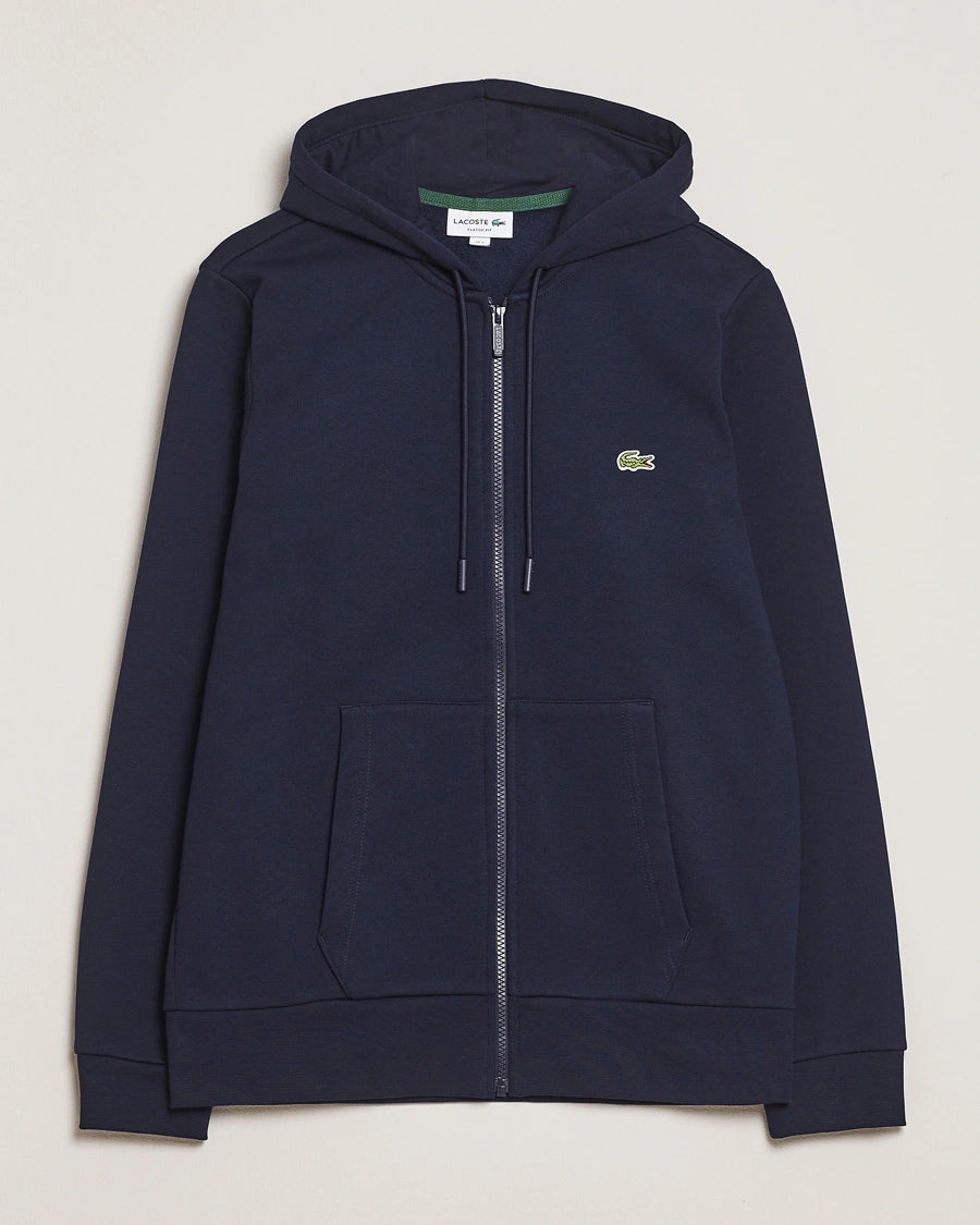 LACOSTE Felpa uomo con zip e cappuccio mod .H9809/166 BLU
