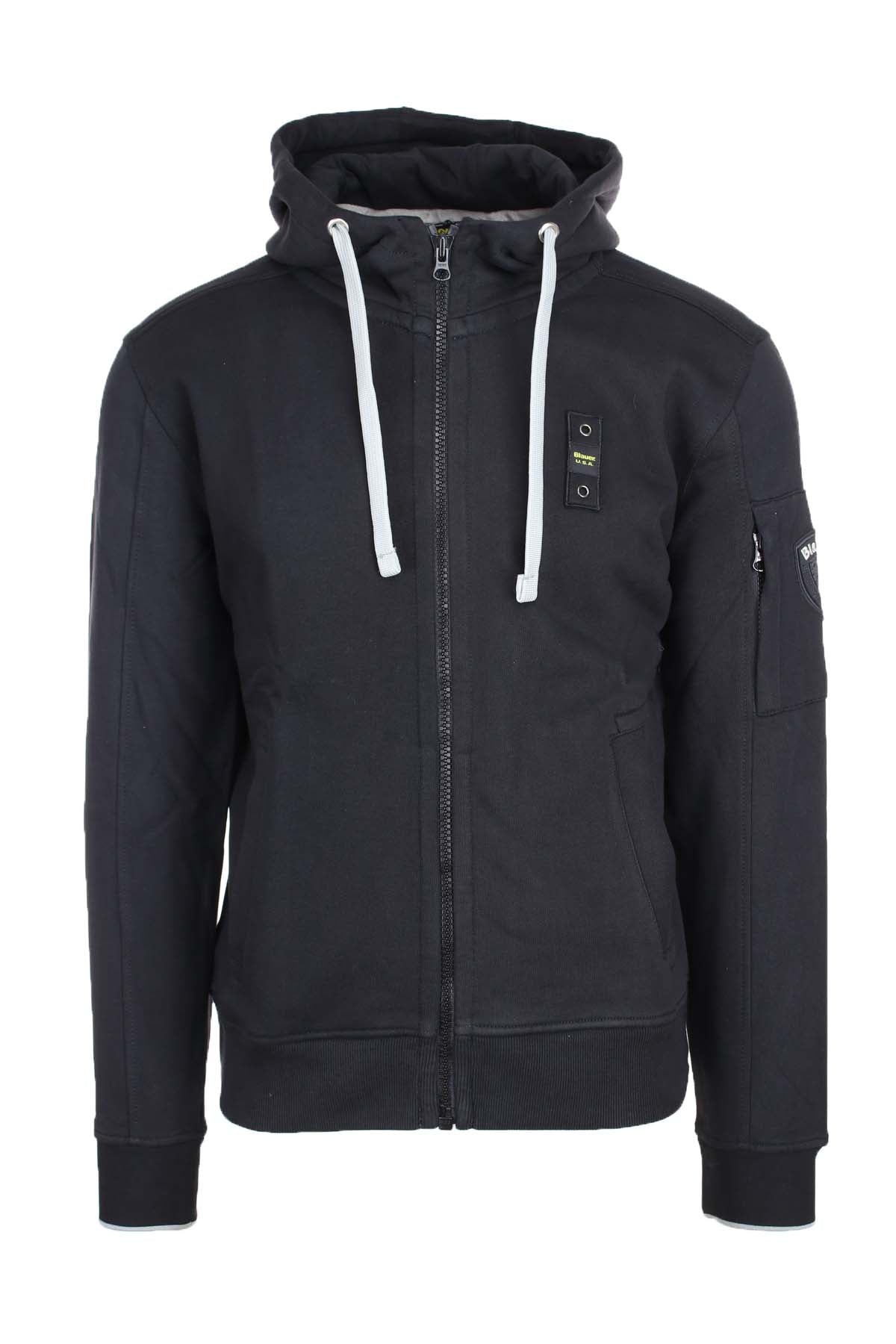 BLAUER FELPA MOD.BLUF02150/999 CARDINTON COLOR. NERO