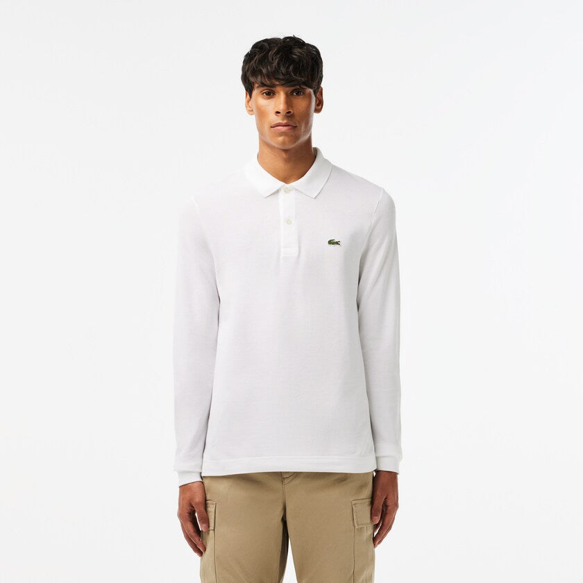 LACOSTE POLO ML 1312/001 BIANCO MANICA LUNGA