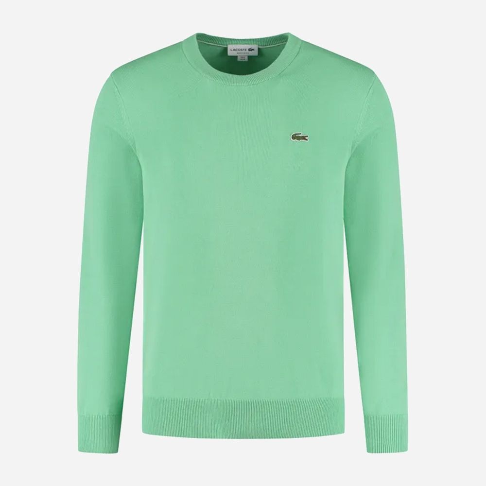 LACOSTE MAGLIONCINO GIRO COLLO MOD.AH0128/TTF VERDINO