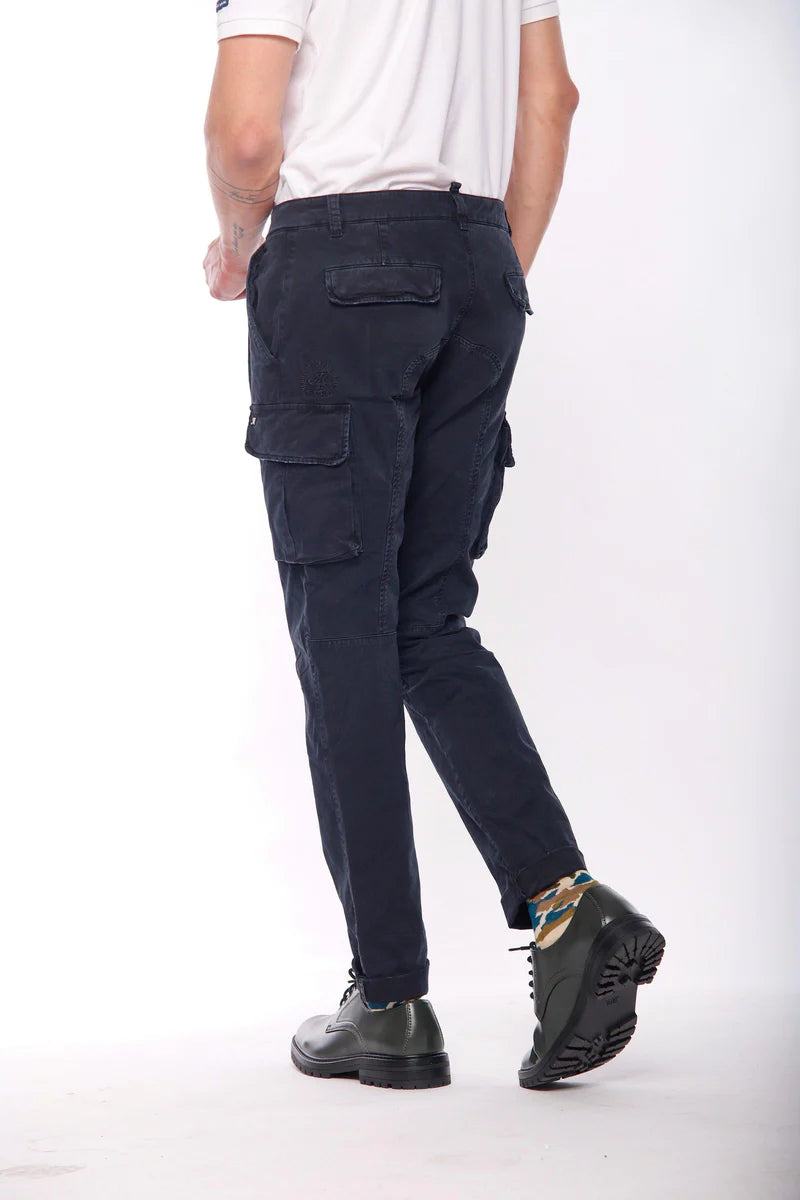 MASON'S PANTALONE CARGO UOMO BLU MOD.2PN67343/309