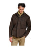 MASON'S GIACCA UOMO COTONE /LINO /ELAST SFODERATA COL MARRONE