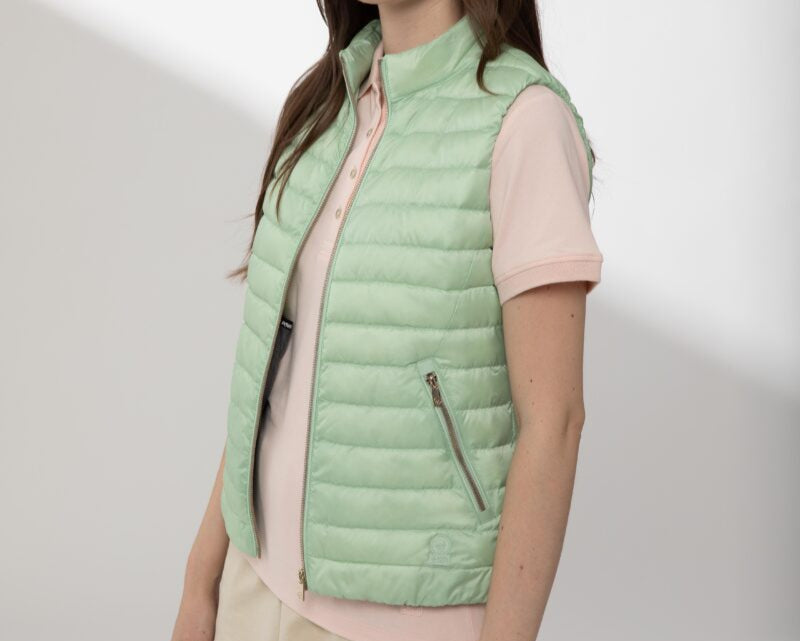 OUTLET - CIESSE GILET DONNA PIUMINO PAPRIKA COLORE 41 VERDE MENTA