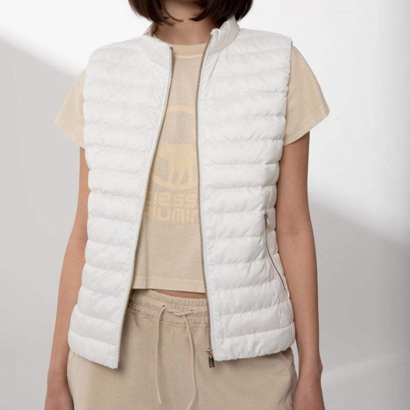 CIESSE GILET DONNA PIUMINO PAPRIKA COLORE 115 LATTE