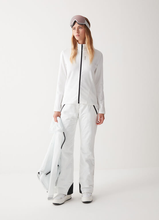 COLMAR PILE DONNA FULL ZIP BIANCO STRETCH