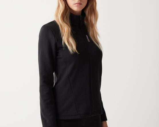 COLMAR PILE DONNA FULL ZIP NERO STRETCH