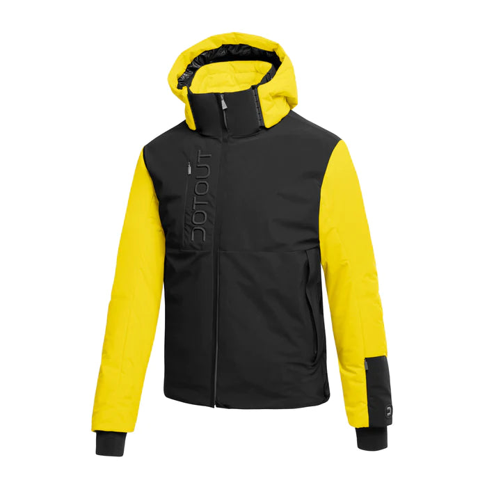 DOTOUT GIACCA SCI UOMO WOSH JACKET GIALLO-NERO