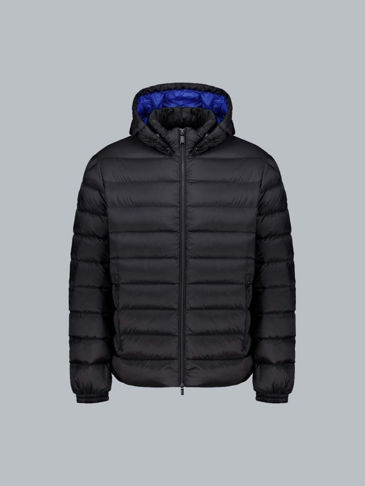 CIESSE PIUMINO UOMO NERO MOD NED/2063 CAPPUCCIO STACCABILE
