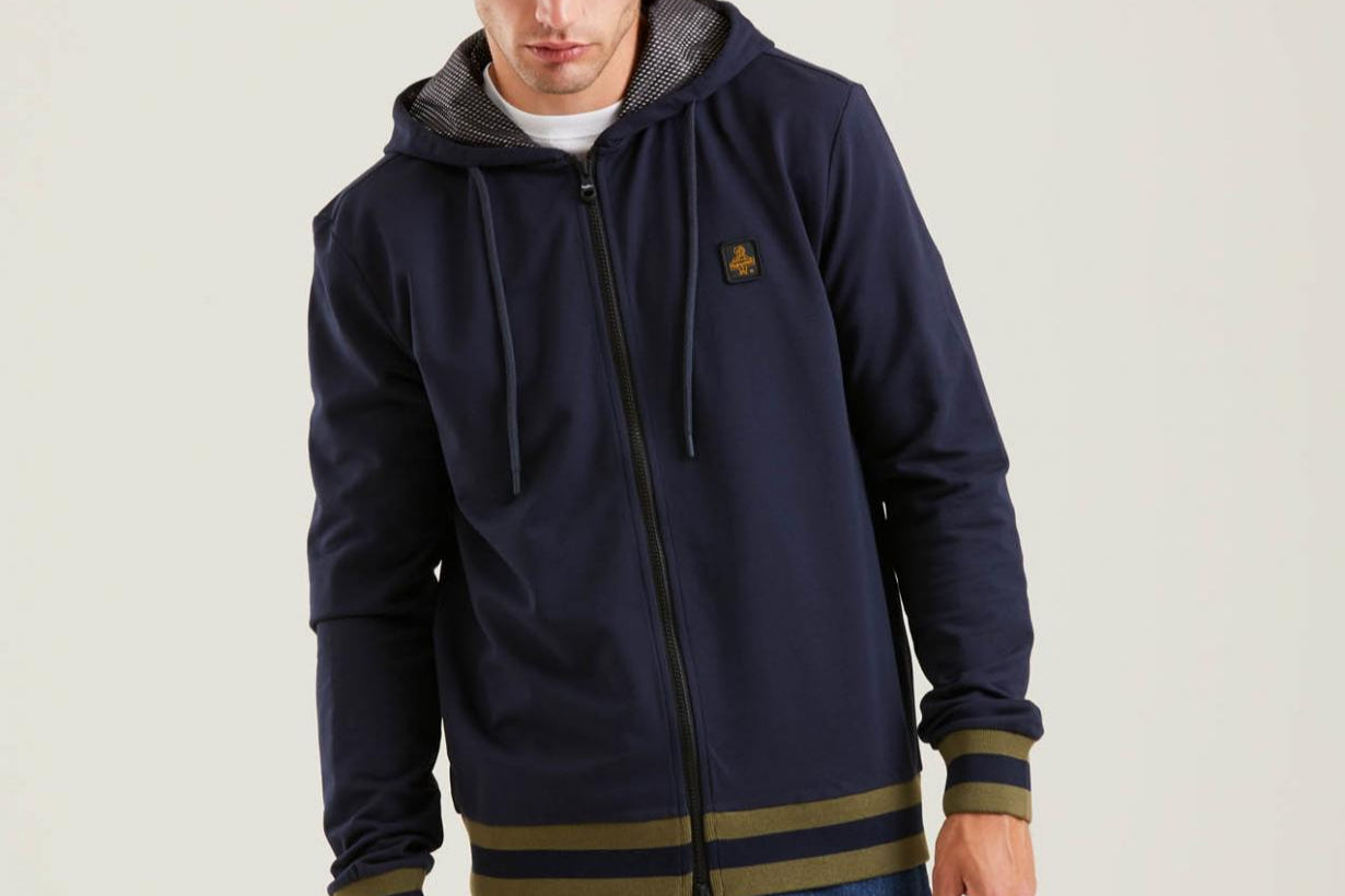 OUTLET - REFRIGIWEAR - FELPA F08000 COLORE BLU