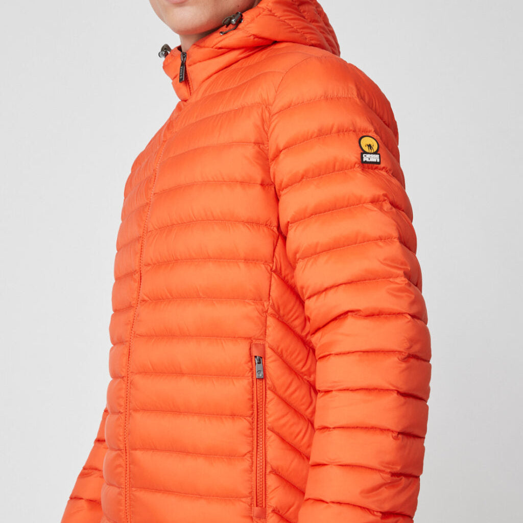 OUTLET - CIESSE FRANKLIN 2.0 – PIUMINO ARANCIONE CON CAPPUCCIO UOMO