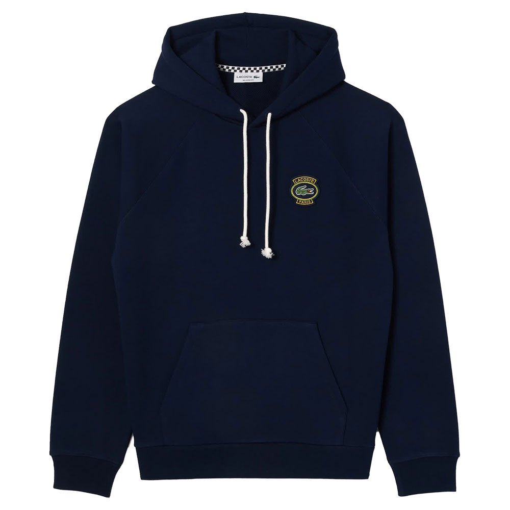 LACOSTE felpa uomo con cappuccio blu Mod.SH7491/166