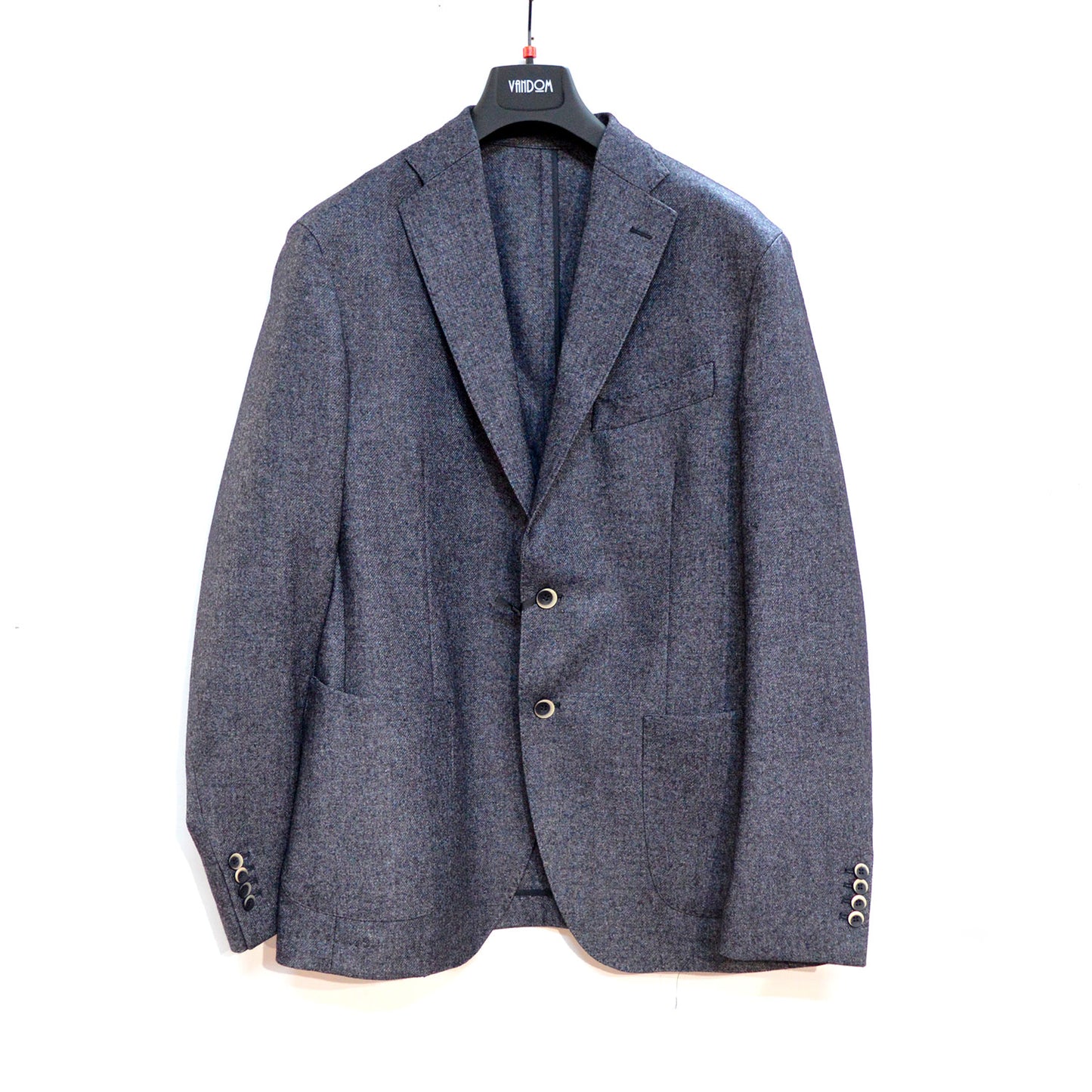 OUTLET - Vandom - Giacca Uomo Blu melange taglio sartoriale