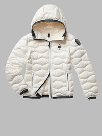 BLAUER PIUMINO A ONDE 03095/102 BIANCO