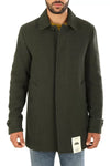 CAMPLIN  CAPPOTTO VERDE BOSCO OVERCOAT/