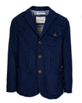 CAPALBIO GIACCA MAREMMANA COL.612 TESSUTO FUSTAGNO COL BLU DARK NAVY