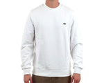 LACOSTE  FELPA GIROCOLLO  BIANCA  MOD.SH9801/001