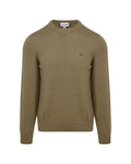 LACOSTE maglia cotone girocollo color corda Mod.AH0128/CB8
