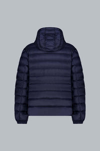 CIESSE  PIUMINO UOMO BLU  MOD  NED/3413 CAPPUCCIO STACCABILE