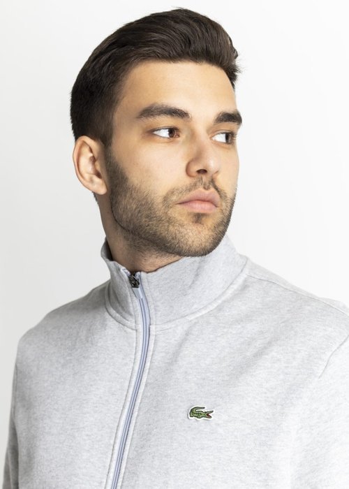 LACOSTE - FELPA UOMO SH1559 COLORE 9YA GRIGIO CHIARO