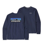 Patagonia t shirt m/l  BLU  logo grande sulla schiena