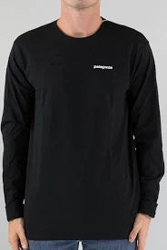 Patagonia t shirt m/l nera logo grande  sulla schiena mod.  38518